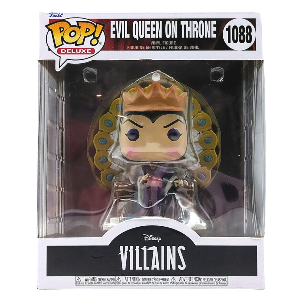 FUNKO POP! DELUXE: Disney Villains Evil Queen on Throne Vinyl Figure 1088 New